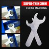 Biqing 12 Piece Spanner Set, 2mm Ultra Thin Open End