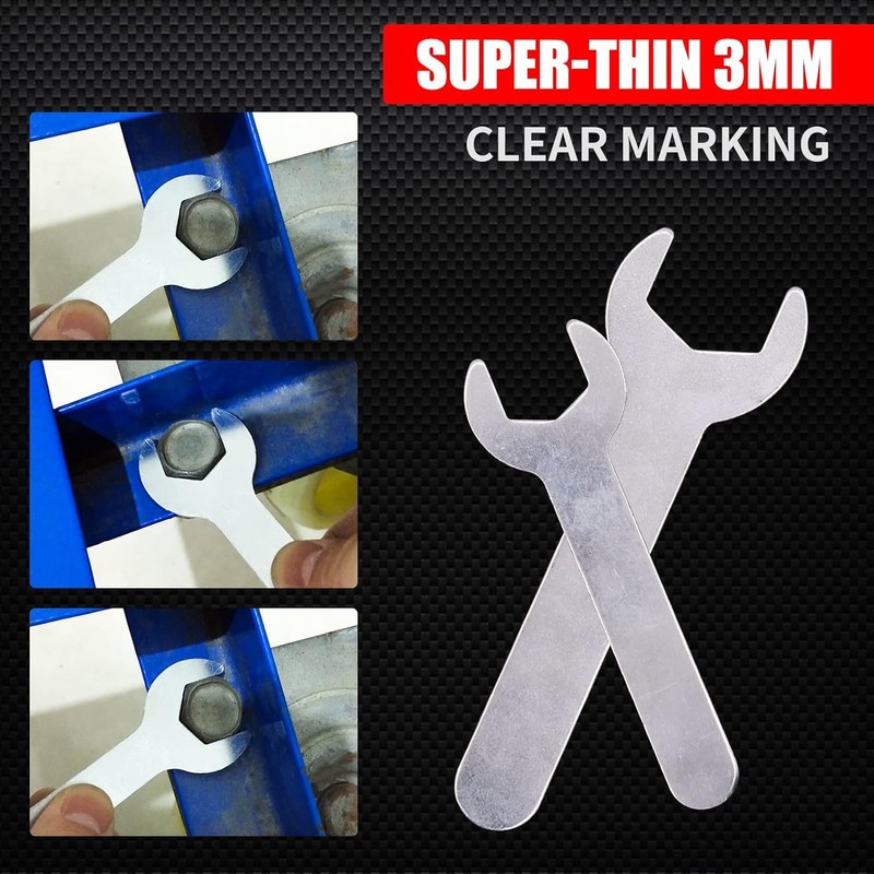 Biqing 12 Piece Spanner Set, 2mm Ultra Thin Open End
