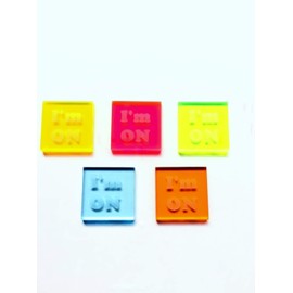 United Novelty I'm On Bingo Waiters- Set of 5- One of Each Color