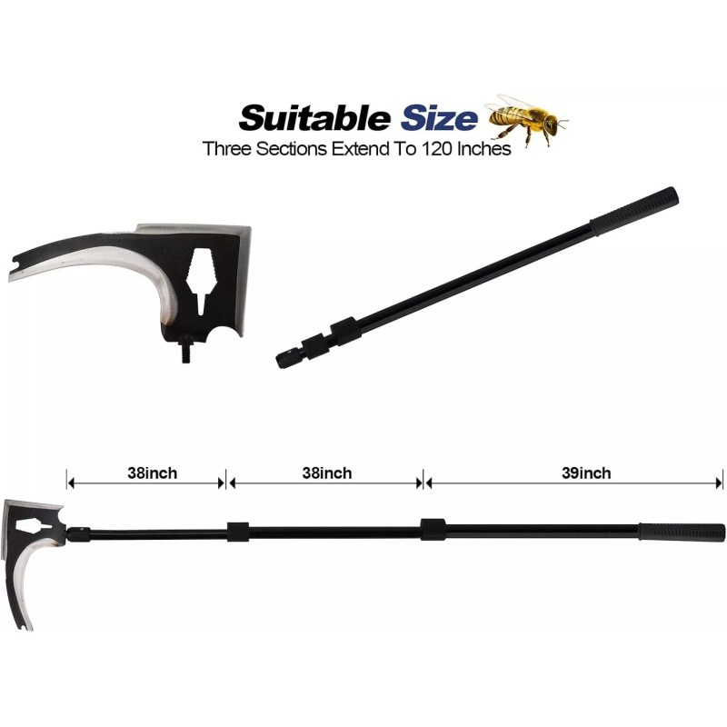 Smarkey Wasp Hornet Yellow Jacket Nest Scraper Tool 120 inch