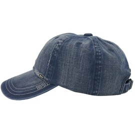 JAMONT Unisex Cotton Adjustable Plain Hat Baseball Cap Multi Colors (11330 Blue)