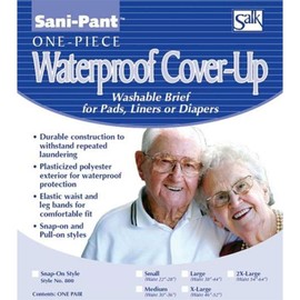 Salk Sani-Pant Cover-Up Diaper Cover, Snap-On, X-Large, Each