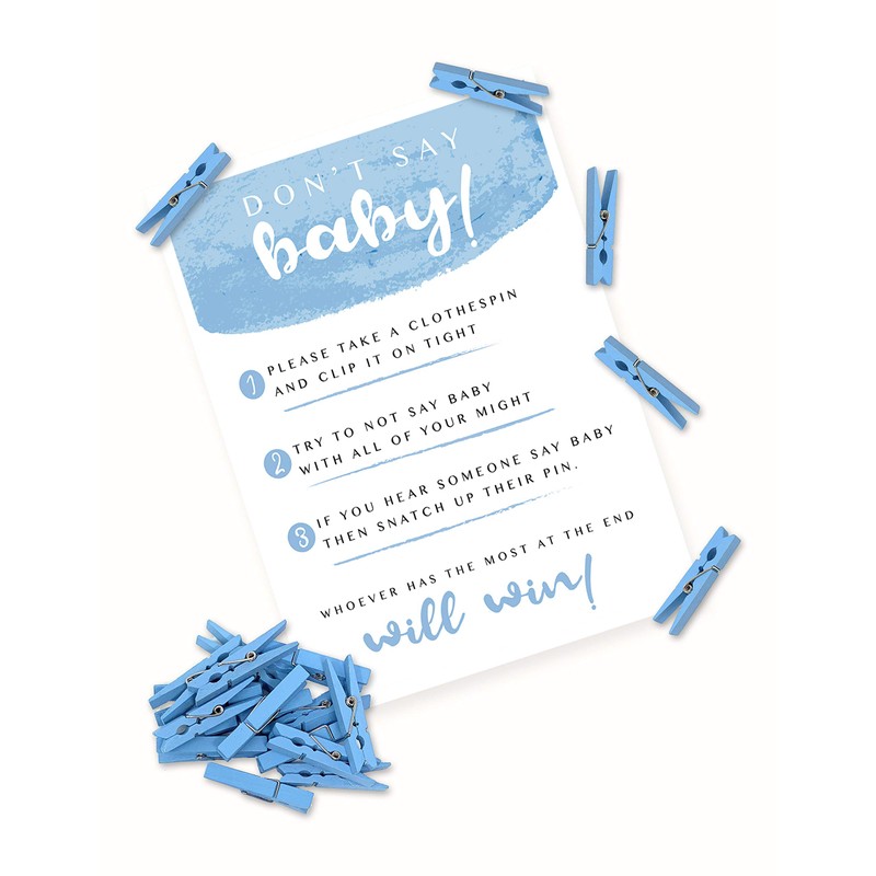 Shower Games & Co. Don't Say Baby Game for Boy