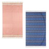 Organix 100% Cotton Turkish Fouta Beach Towel, Pack of 2,