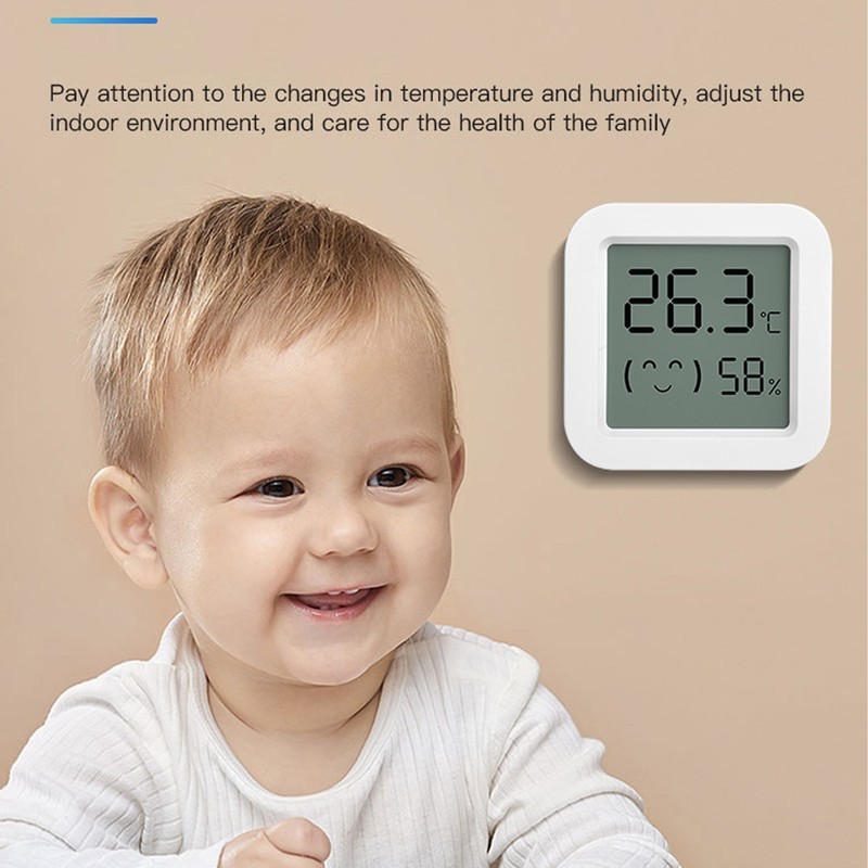 Temperature Humidity Sensor WiFi Intelligent Digital Thermometer Indoor LCD Hygrometer