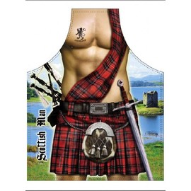 Scottish Man ---- Fun Apron ---- Let´s make the world smile !