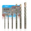 BULLITT 6 Pcs Masonry Drill Bits, PGM Certificated Concrete Drill