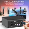 JCANOL MIC-1 Microphone Preamp Mic Gain Booster with 2 Input