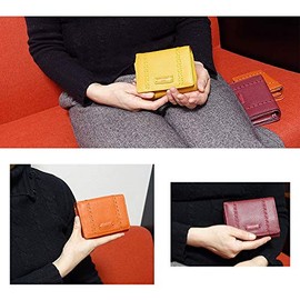 Kansai Yamamoto MJ-4502 Women's Bifold Wallet Medium F Bill Holder, beige