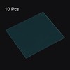 sourcing map 10pcs Welding Helmet Outer Cover Lens 5.24"x4.49"x0.03" for