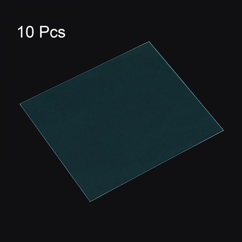 sourcing map 10pcs Welding Helmet Outer Cover Lens 5.24"x4.49"x0.03" for
