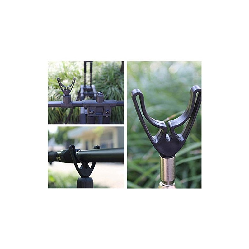 2pcs Plastic V Rod Rests/Front Rests/Butt Rests/Back Rests to hold