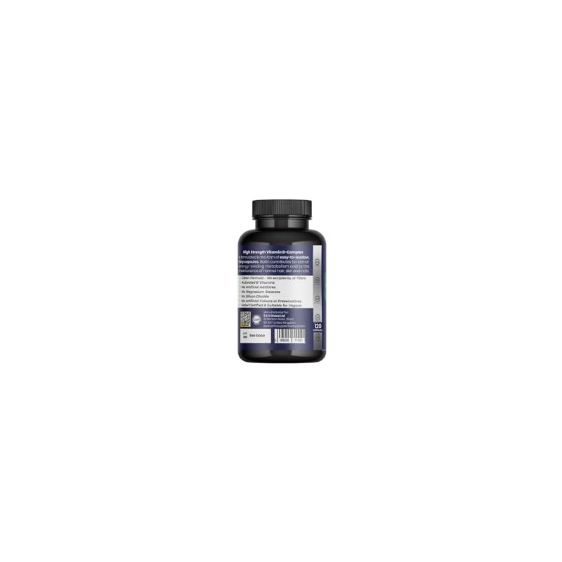 Activated B-Complex + L-Serine, N-Acetyl L-Cysteine Advanced Formula 120 Vegan