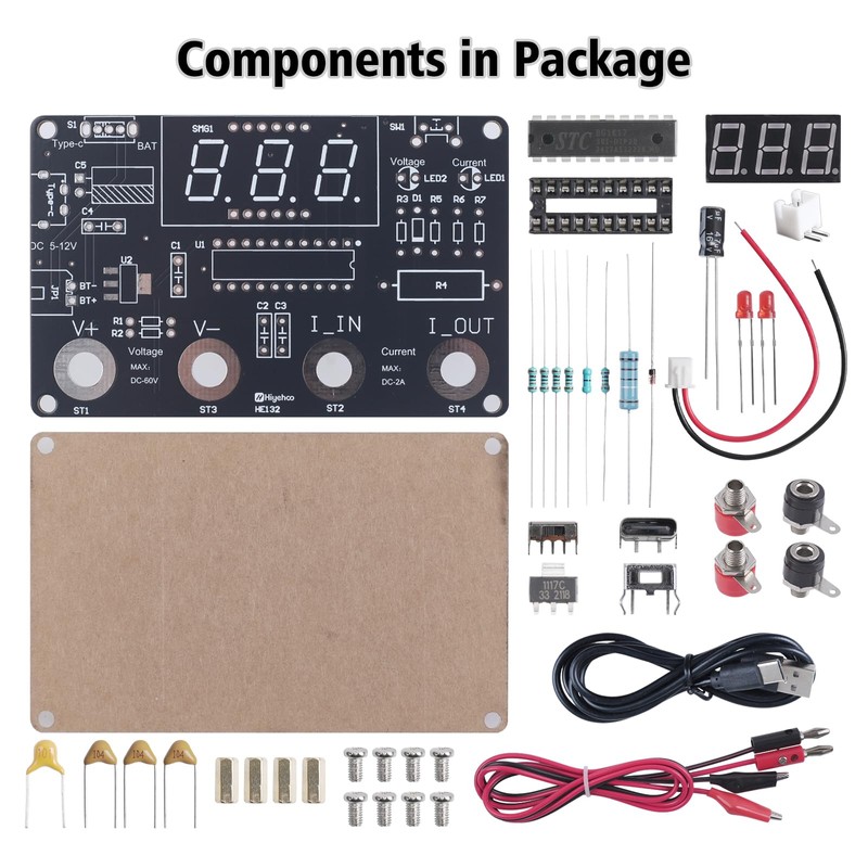BANRIA DIY Digital Voltmeter & Ammeter Soldering Practice Kit