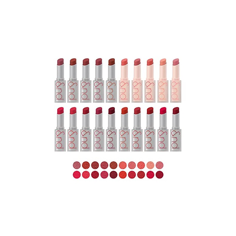 rom&nd Zero Matte Lipstick (Korean Cosmetics) 20 Red Dive 3g