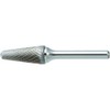TRUSCO TB7C127 Carbide Bar, Round Taper Tip, Φ12.7 (14°) x