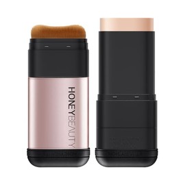 [Honey Beauty] Base de maquillaje multiusos en barra, esencia, corrector, cremas faciales, base con brochas para base, cobertura duradera y suave...  