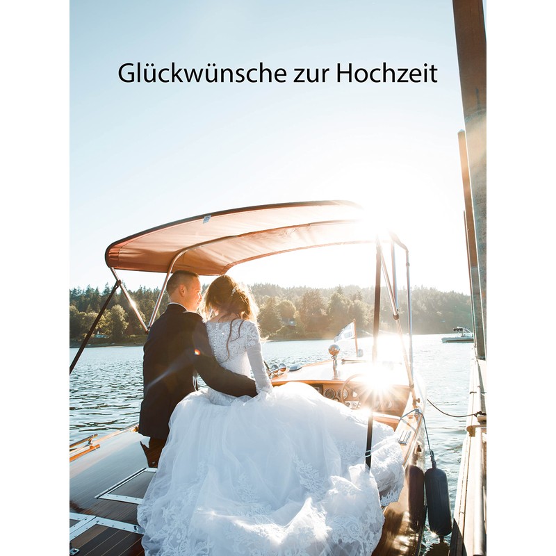 The Life Barn Postcard with Envelope "Alles Liebe zur Hochzeit"