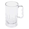 G.E.T. Shatter-Resistant Plastic Beer Mug/Stein, 10 Ounce, BPA Free, 0082-1-SAN-CL-EC