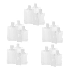 PACKOVE 20Pcs Travel Toiletries Containers Portable Lotion Suction Pouches for Skincare Essentials Durable Travel Dispenser Bags for Convenient Packing