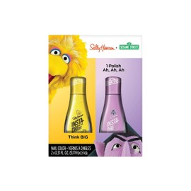 Sally Hansen Insta-Dri Sesame Street Nail Polish Collection - Think BIG & 1 Polish, Ah Ah Ah Duo - 0.31 fl oz.