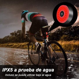 AUTOWT Luces Traseras de Bicicleta, Luz Recargable y Ultra Brillante para Bicicletas, con Luz de Cola, hasta 56 Horas Runtime IPX5 de Larga Duración Ciclismo de Seguridad Lámpara de Linterna Trasera