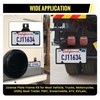 Oyviny Trailer License Plate Bracket Holder Frame Kit for Boat