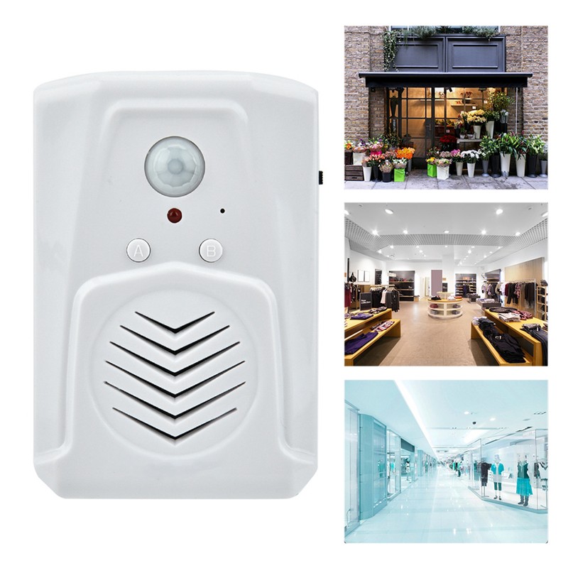 USB/Battery Powered Motion Sensor Alarm MP3 Audio Player Infrared Induction