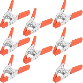 HORUSDY 8-Piece 4" inch Spring Clamp, Heavy Duty Spring Metal Spring Clamps, 1.5"-inch Jaw Opening