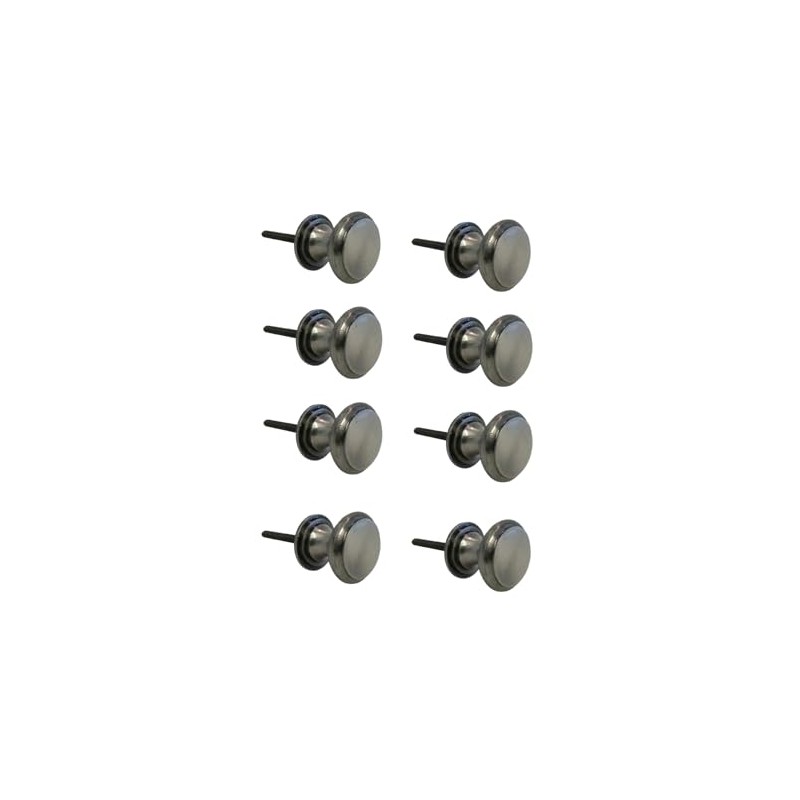 Infinity Decor Pack of 8 Black Old Style Cast Iron