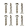 G-PLUS Chrome Headlight Bezel Marker Grille Trim Screws Kit Chrome