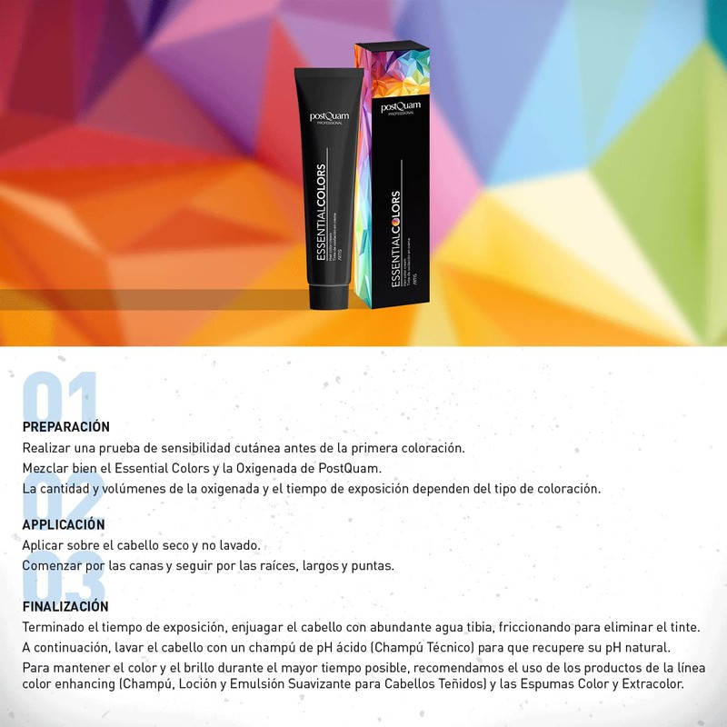 PostQuam - Pack of 6 Professional Hair Colours with High