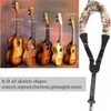 Trssorm Ukulele Strap Scarf Style Adjustable Neck Strap and Ukulele