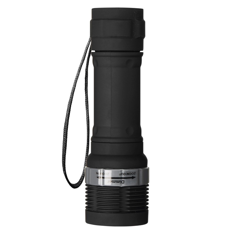 EMOS P4702 LED Zoomable Torch, IP43 Waterproof and Frost Resistant,