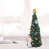 Christmas Tree Statue Durable Fadeless Resin Christmas Tree Figurine Exquisite