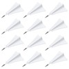 GORGECRAFT 1 Box 12Pcs Airplane Push Pins White Aircraft Pushpin