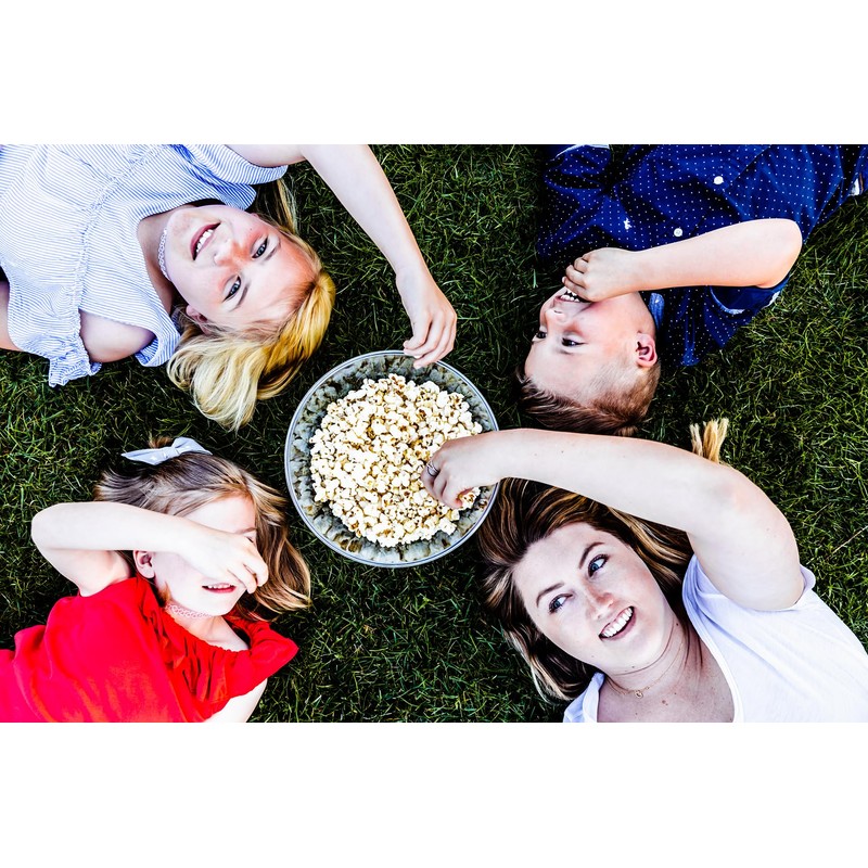 Popcorn Indiana Black & White Fudge Drizzle Chocolate Popcorn (6