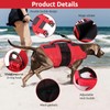 ASENKU Dog Safety Vest with Reflective Stripes, Adjustable High Flotation