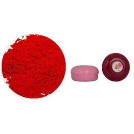 Red Dry Sindoor For Women Puja Tilak Suhaag Lal Sukha Sindur Kumkum Pack of 2 x 10 Grams Kumkum Box Sindoor Dani Dabbi Bharni for Women Kumkum Pot and Home Pooja Lal/Red Powder