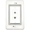 RiteAV in-Wall Cable Management Kit Recessed Outlet CAT6 Coax Wall