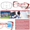 Ronecool 4Pack Progressive Multifocus Reading Glasses for Women Blue Light