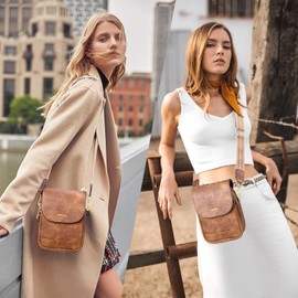 ZOPPEN Small Crossbody Purse Cell Phone Purse Card Holder, Vegan Pu Leather Crossbody Bags for Women Trendy Travel Purse