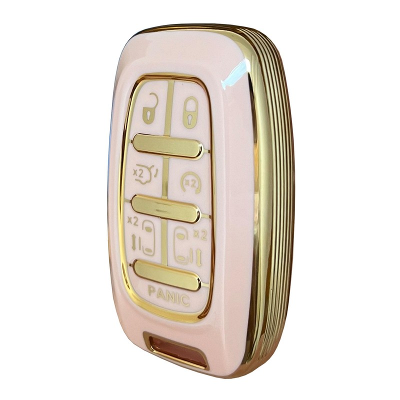 WENHENI for Chrysler Key Fob Cover with Keychain Fit for