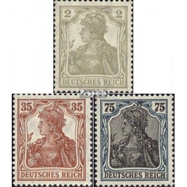 German Empire 102-104 (complete.issue.) fine used/cancelled 1918 Germania (Stamps for collectors)