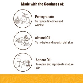 SoulTree Anti-Aging Face Oil with Pomegranate, Almond & Apricot Oils - 10ml