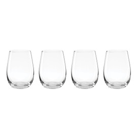 Oneida 896425 5 Oclock Stemless Wine Glasses, Set Of 4