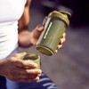 SmartShake Original2GO ONE Negro 800ml, Botella Mezcladora de Proteínas, Libre