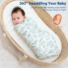 Yoofoss Muslin Swaddle Blankets, 4 Pack Receiving Blankets for Boys