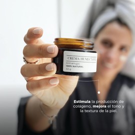 Crema Facial Hidratante Anti Arrugas de Uso Diurno, 100% Natural, Previene Líneas de Expresión, Estimula Producción de Colágeno, Mejora Tono y Textura
