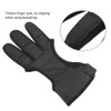 Bow Archery Three Finger Finger Guard Gloves Shooting Protection Protective